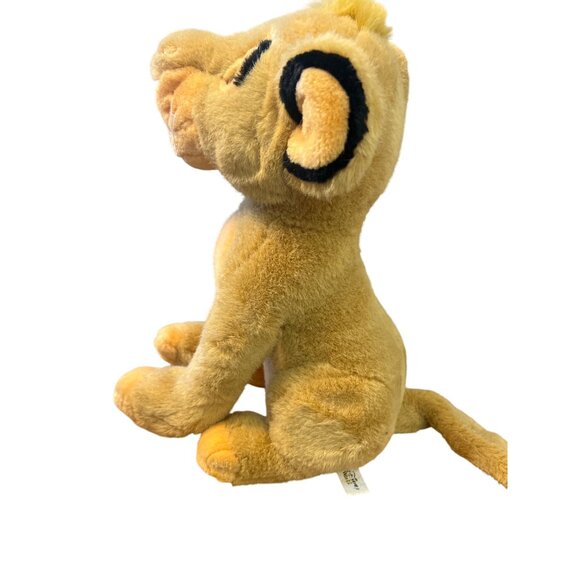 Vintage 90s Walt Disney World Simba Sitting Plush Lion King Cub 14" Tall - Picture 3 of 5